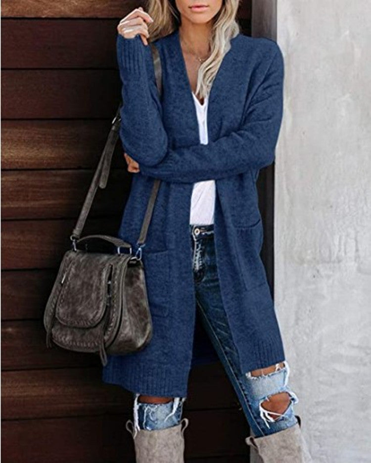 Cardigan Donna Lungo Elegante Evelyn – Morbido, Caldo e Versatile con Tasche