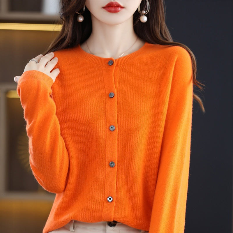 Cardigan Donna in Lana Merino Elegante Sofia – Morbido, Caldo e Leggero