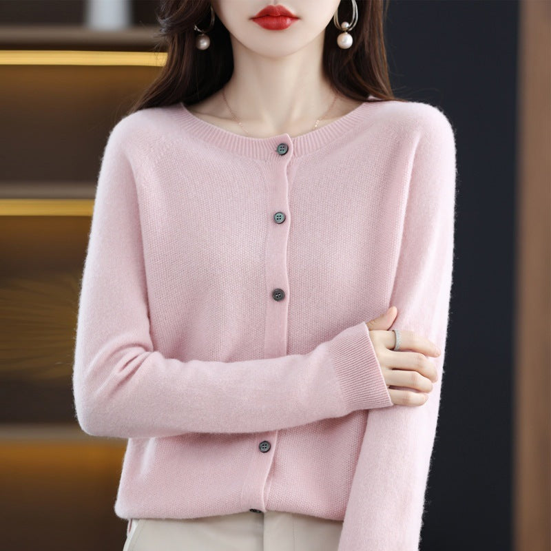Cardigan Donna in Lana Merino Elegante Sofia – Morbido, Caldo e Leggero