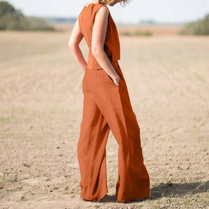 Claudia – Completo Donna Estivo in Stile Lino