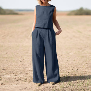 Claudia – Completo Donna Estivo in Stile Lino