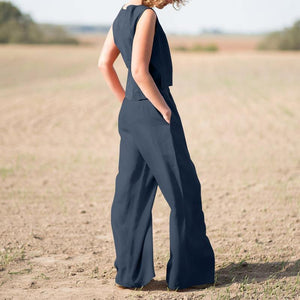 Claudia – Completo Donna Estivo in Stile Lino