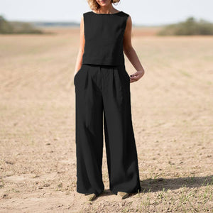 Claudia – Completo Donna Estivo in Stile Lino