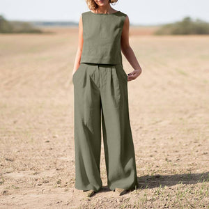 Claudia – Completo Donna Estivo in Stile Lino