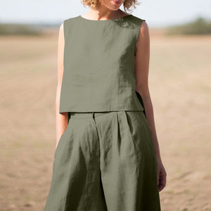 Claudia – Completo Donna Estivo in Stile Lino