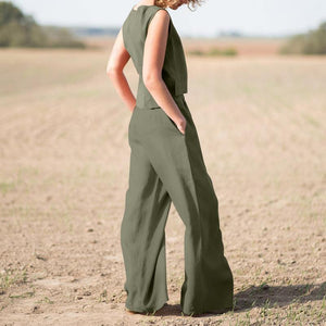 Claudia – Completo Donna Estivo in Stile Lino