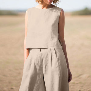 Claudia – Completo Donna Estivo in Stile Lino