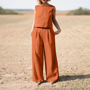 Claudia – Completo Donna Estivo in Stile Lino