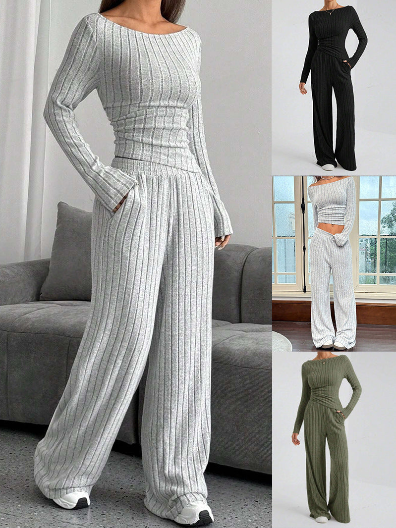 Completo Donna Casual con Blusa e Pantaloni – Alessia