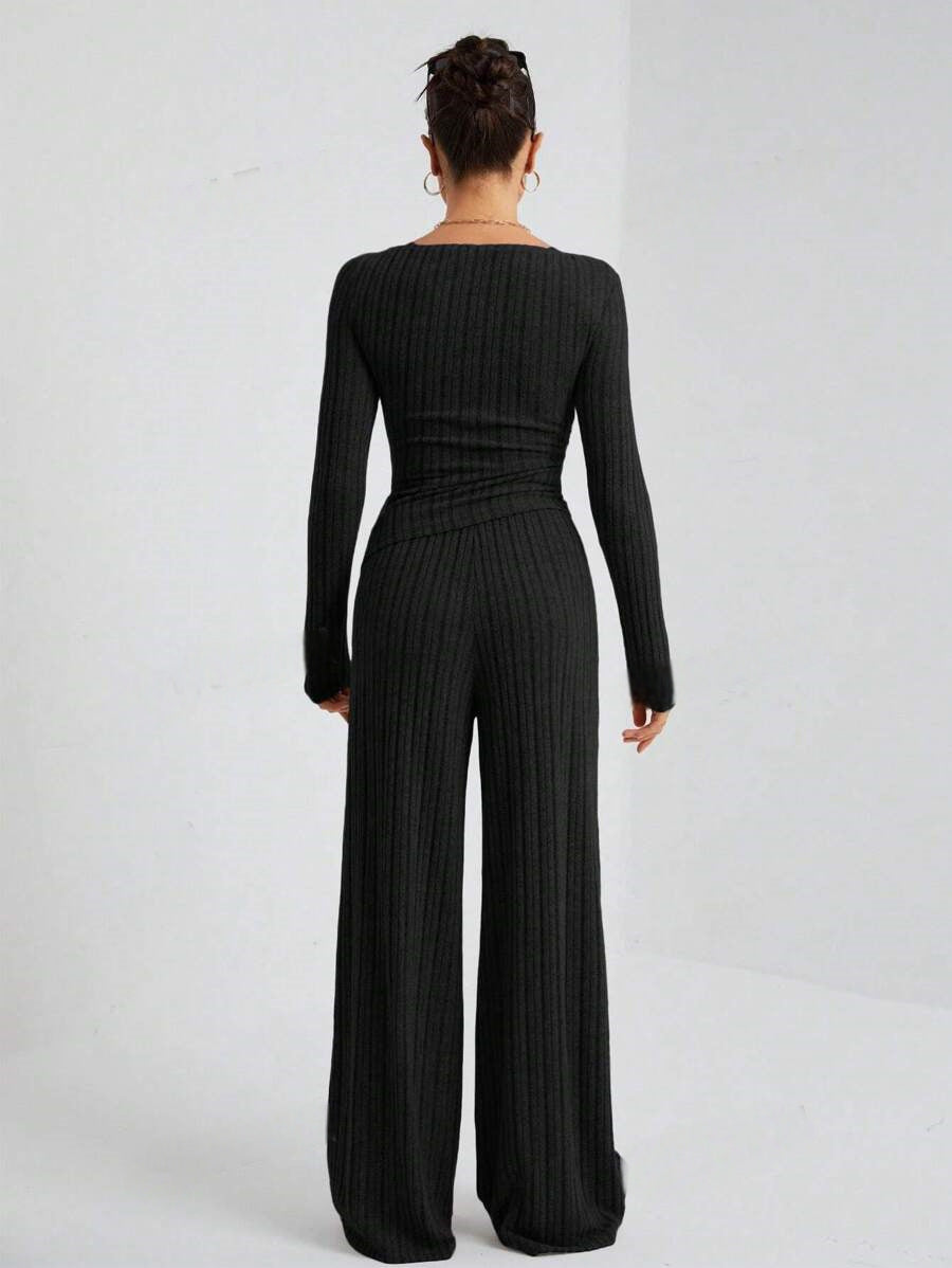 Completo Donna Casual con Blusa e Pantaloni – Alessia