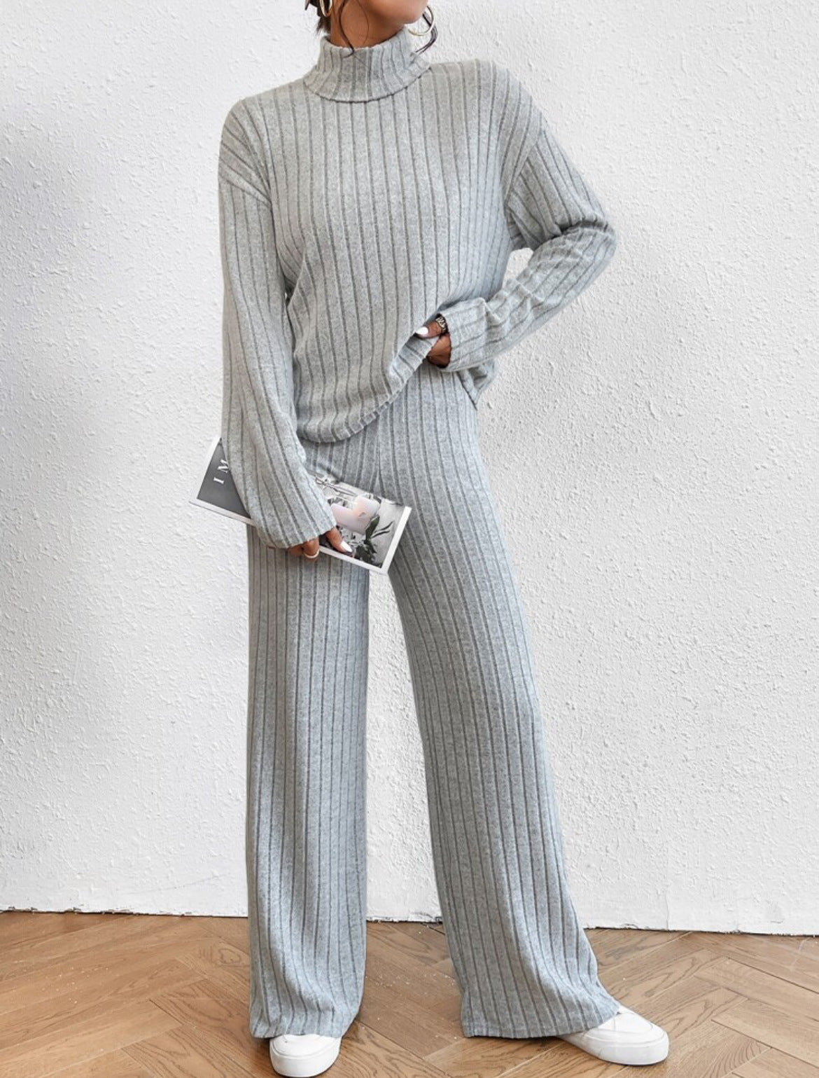 Completo Donna Blusa e Pantaloni Eleganti Casual – Camilla