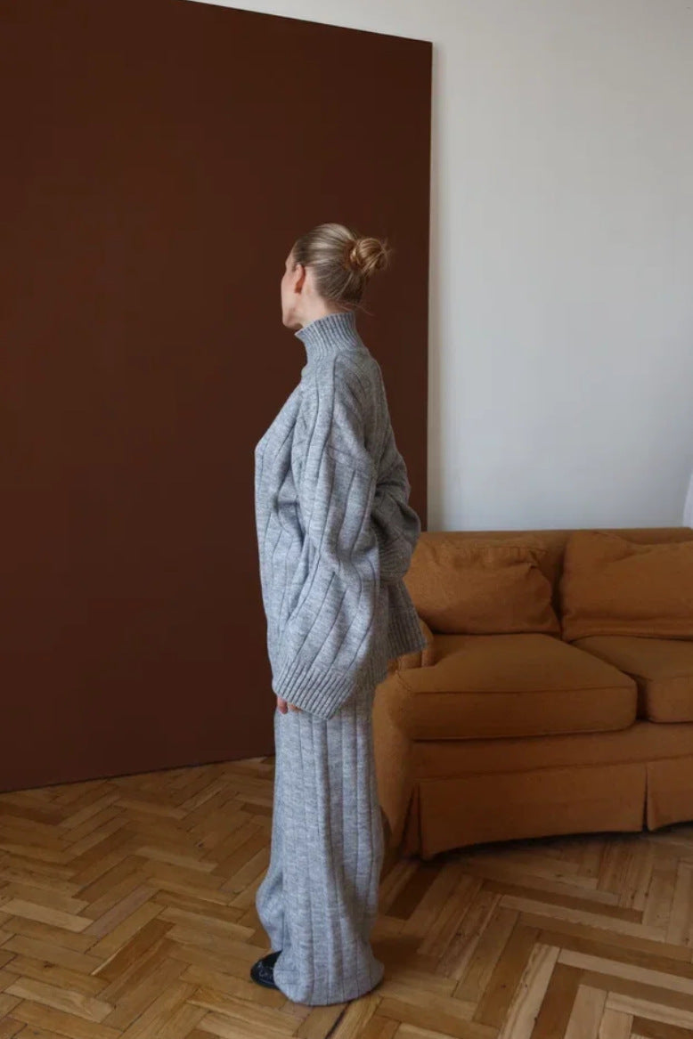 Completo Donna Invernale Elegante con Maglione e Pantaloni – Valentina