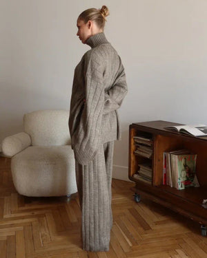 Completo Donna Invernale Elegante con Maglione e Pantaloni – Valentina