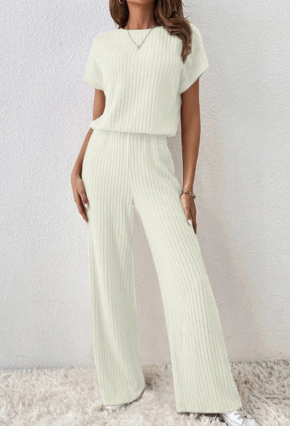 Completo Donna Maglietta e Pantaloni Elegante e Casual – Beatrice