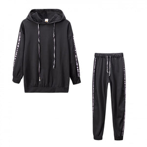Completo Donna Pullover e Pantaloni con Dettagli Animalier – Stile Casual Chic – Serena