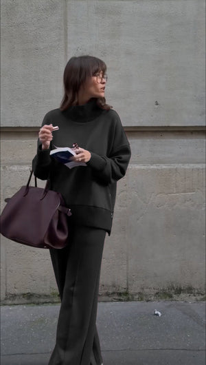 Completo Donna Maglione e Pantalone Invernale – Morbido, Elegante e Versatile – Alessia