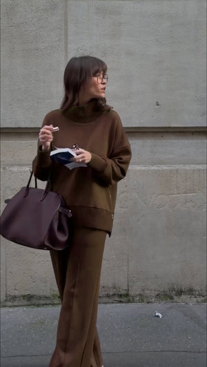 Completo Donna Maglione e Pantalone Invernale – Morbido, Elegante e Versatile – Alessia