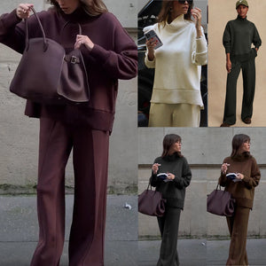 Completo Donna Maglione e Pantalone Invernale – Morbido, Elegante e Versatile – Alessia