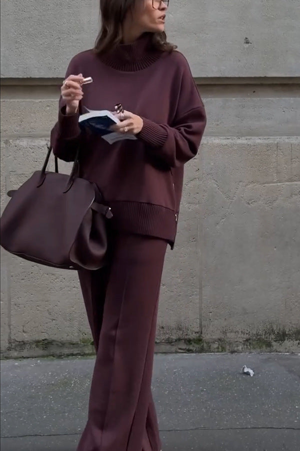 Completo Donna Maglione e Pantalone Invernale – Morbido, Elegante e Versatile – Alessia