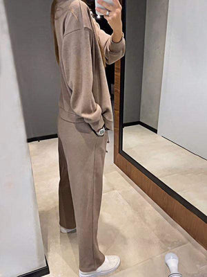 Completo Donna in Maglia con Cardigan e Pantaloni – Eleganza Morbida e Comfort Assoluto – Giulia
