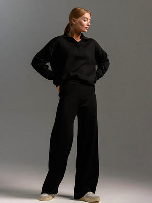 Completo Donna in Maglia con Colletto – Eleganza Minimal e Comfort Premium – Laura