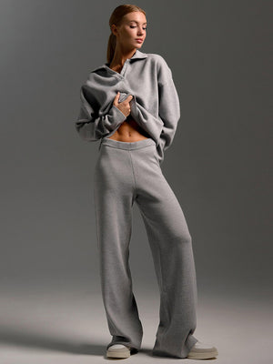 Completo Donna in Maglia con Colletto – Eleganza Minimal e Comfort Premium – Laura