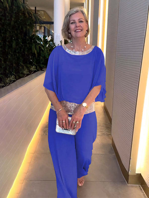 Completo Elegante Donna Cerimonia Raffinato e Fluido per Occasioni Speciali - Leggero e Luminoso – Elisabetta