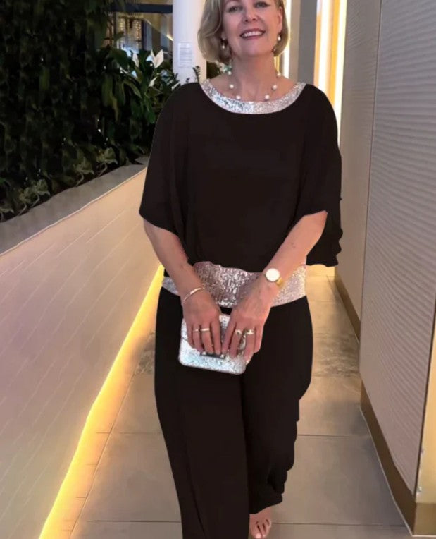 Completo Elegante Donna Cerimonia Raffinato e Fluido per Occasioni Speciali - Leggero e Luminoso – Elisabetta