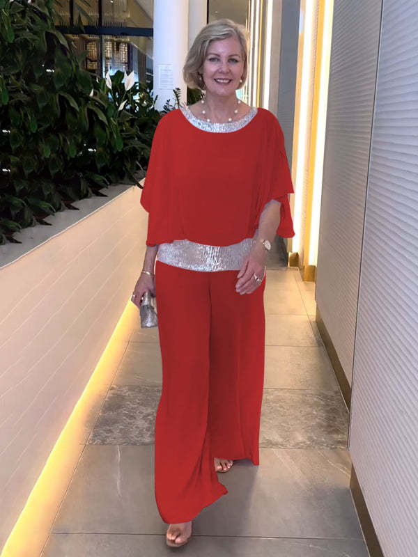 Completo Elegante Donna Cerimonia Raffinato e Fluido per Occasioni Speciali - Leggero e Luminoso – Elisabetta