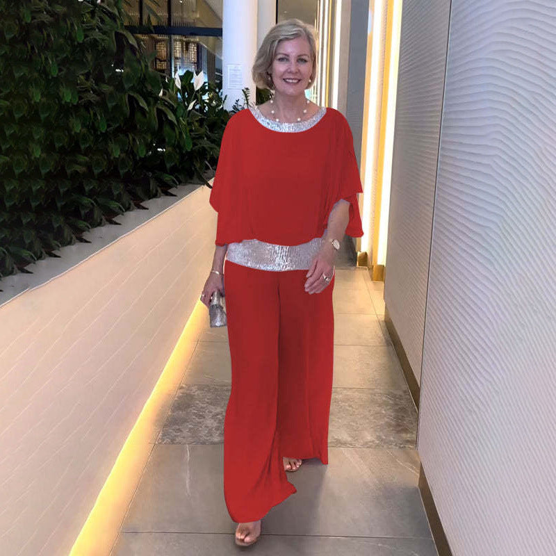 Completo Elegante Donna Cerimonia Raffinato e Fluido per Occasioni Speciali - Leggero e Luminoso – Elisabetta