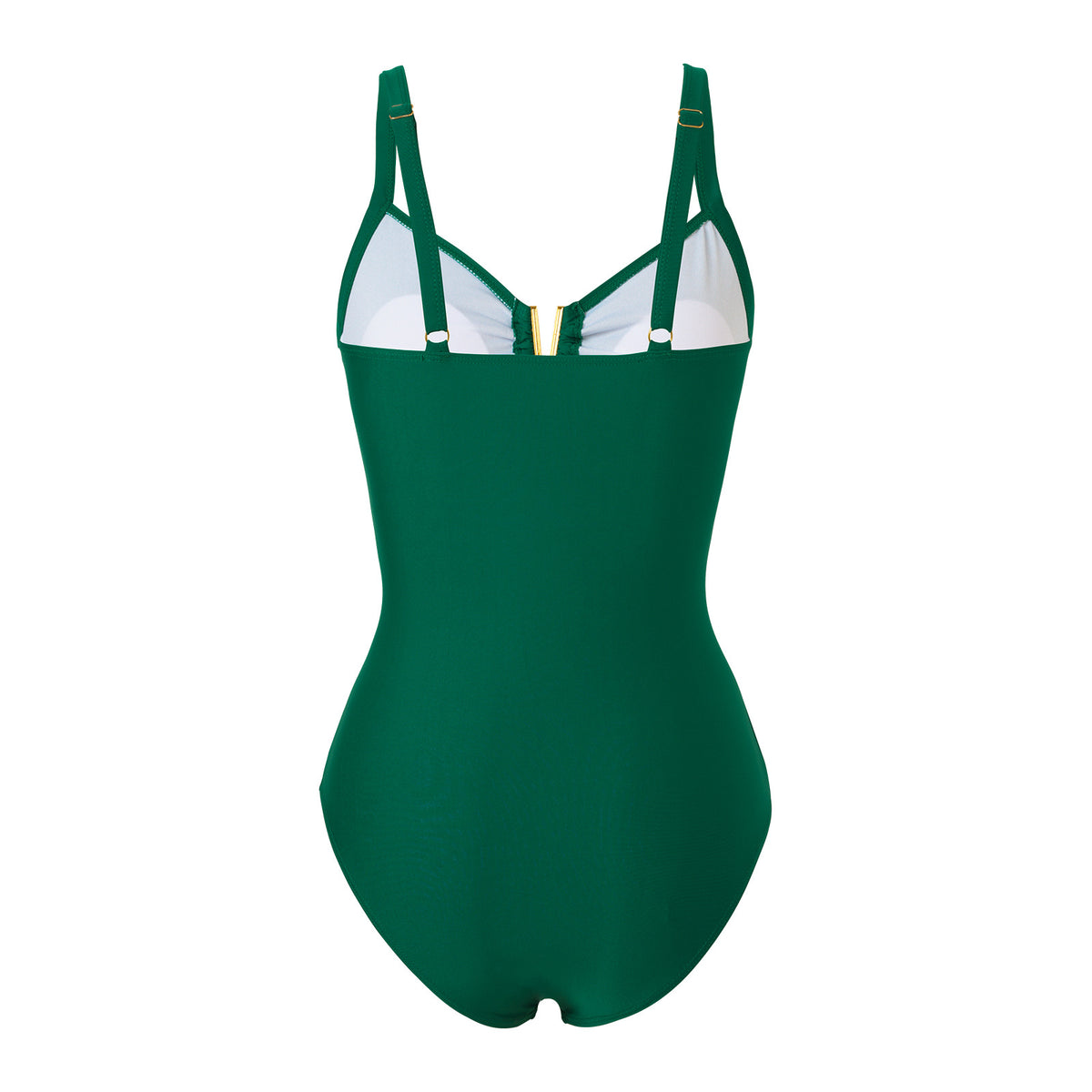 Costume Intero Modellante Elegante – Push Up con Ferretto e Dettaglio Dorato