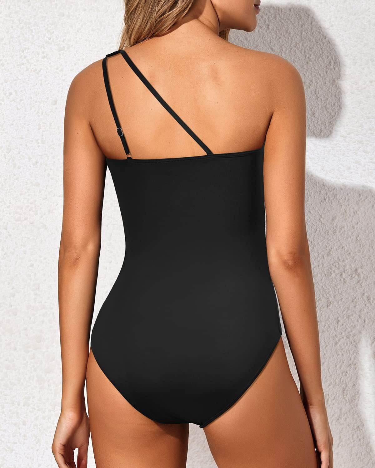 Costume Intero Monospalla Contenitivo – Drappeggio e Cut-Out