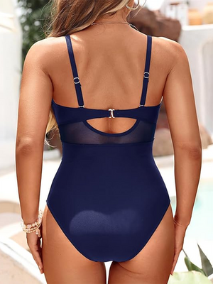 Costume Intero Donna con Trasparenze Modellanti