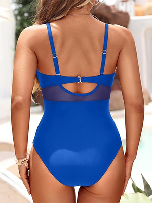 Costume Intero Donna con Trasparenze Modellanti