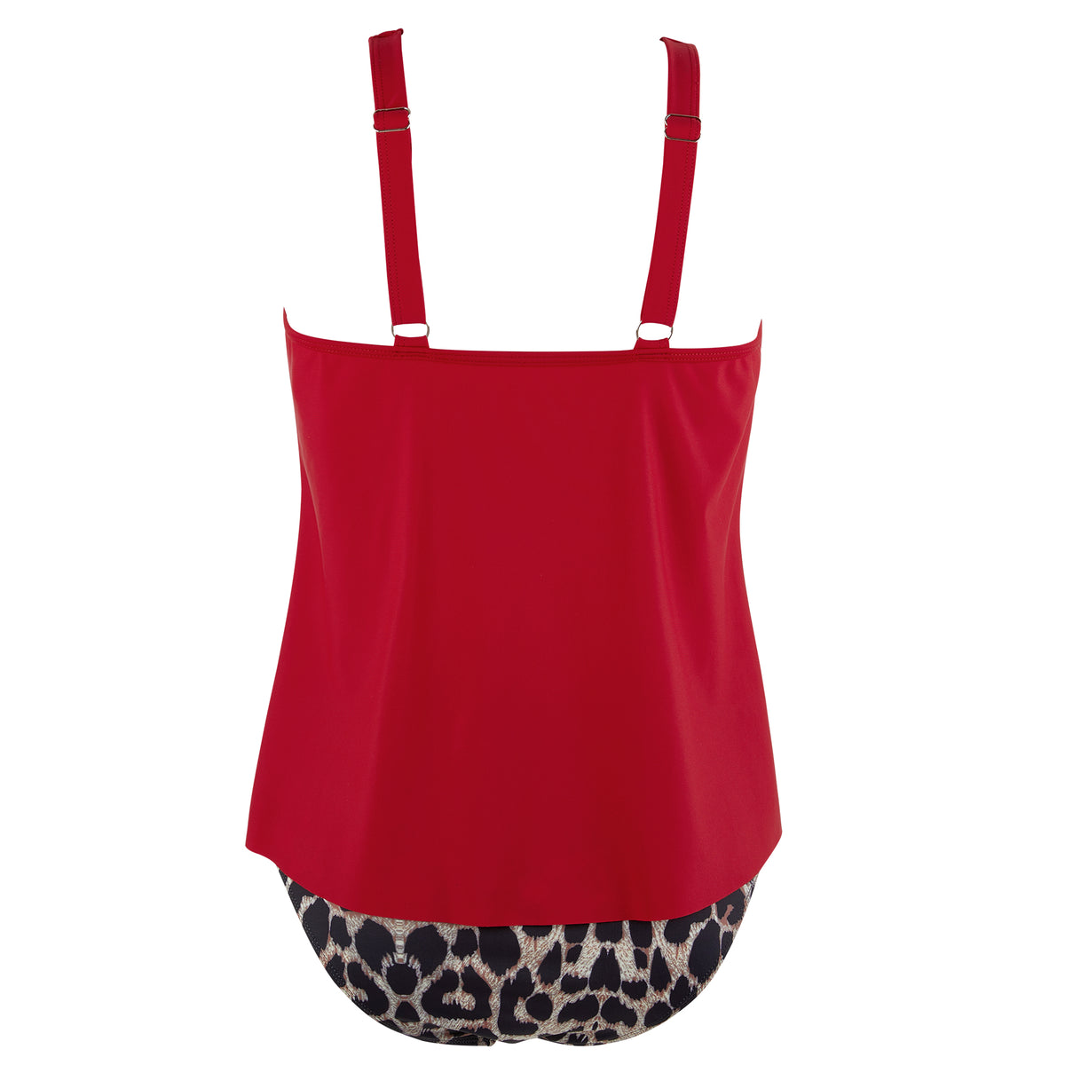 Tankini Flowy Elegance – Costume da Bagno con Top Lungo e Slip Coprente