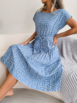 Vestito Donna Estivo Floreale – Abito Midi Comodo e Leggero per Ogni Giorno