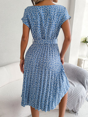 Vestito Donna Estivo Floreale – Abito Midi Comodo e Leggero per Ogni Giorno