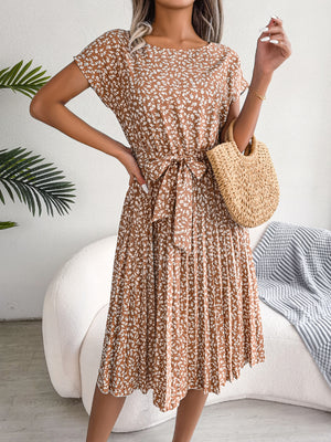 Vestito Donna Estivo Floreale – Abito Midi Comodo e Leggero per Ogni Giorno