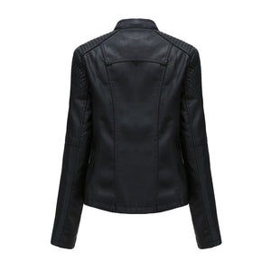 Giacca in Pelle Donna Elegante – Stile Deciso e Linee Snellenti – Valentina