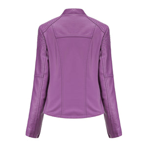 Giacca in Pelle Donna Elegante – Stile Deciso e Linee Snellenti – Valentina