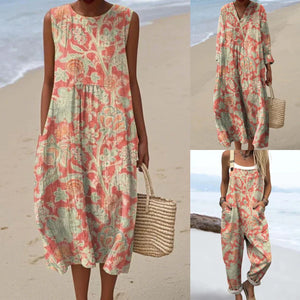 Elyn - Vestito Estivo Donna Stampa Floreale