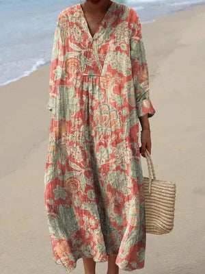 Elyn - Vestito Estivo Donna Stampa Floreale