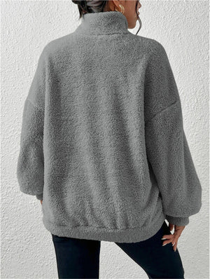 Felpa Donna Oversize in Pile – Alessia