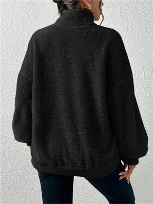 Felpa Donna Oversize in Pile – Alessia