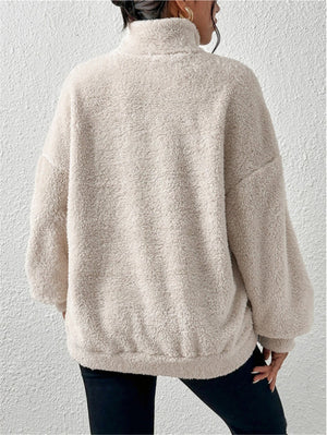 Felpa Donna Oversize in Pile – Alessia