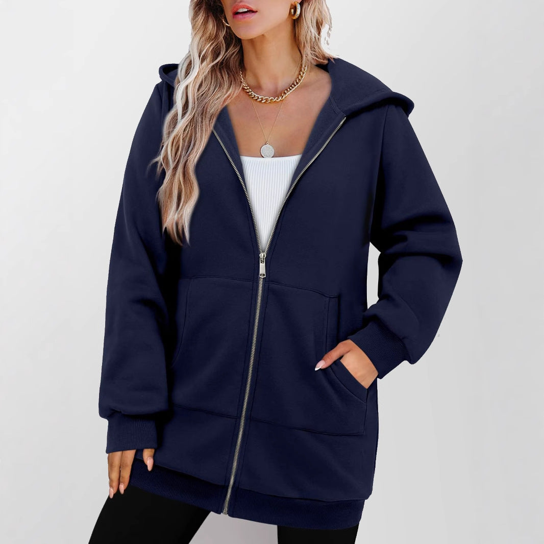 Felpa Donna con Cappuccio e Zip – Arianna