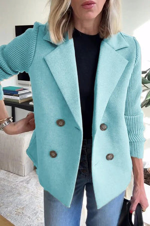 Giacca Donna Elegante con Maniche in Maglia – Giorgia