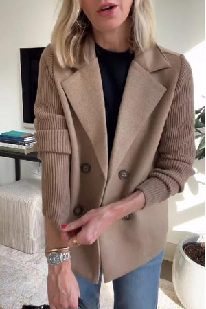 Giacca Donna Elegante con Maniche in Maglia – Giorgia