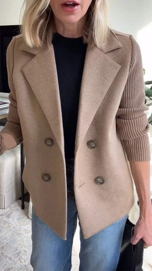 Giacca Donna Elegante con Maniche in Maglia – Giorgia