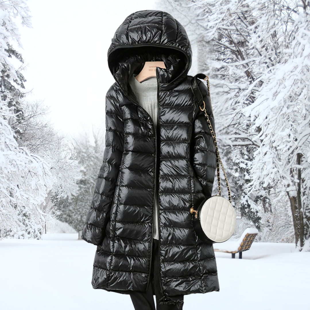 Giacca Donna Invernale Leggera e Imbottita con Cappuccio - Carina